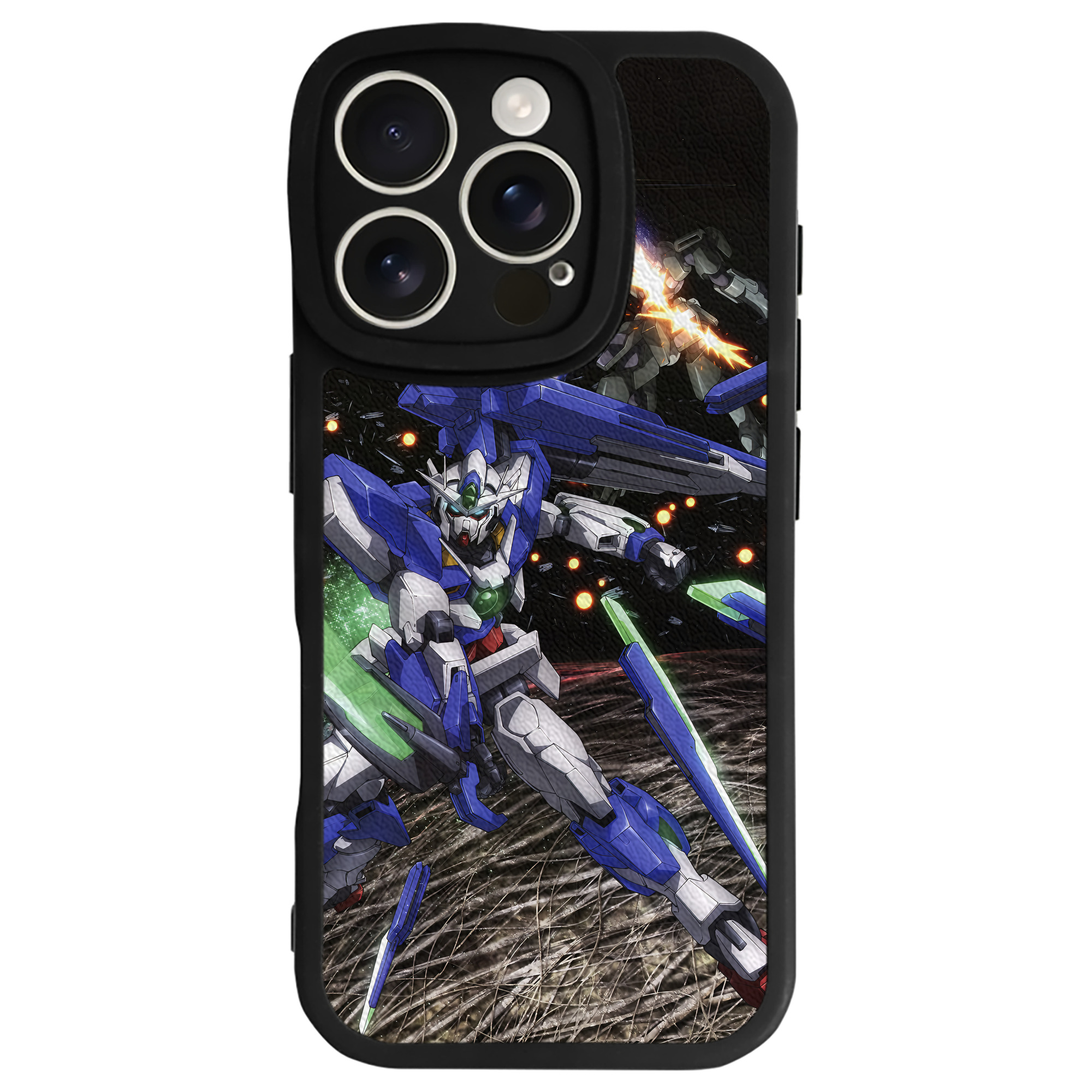 （画像用） 機動戦士ガンダム Mobile Suit Gundam 【iPhone 16シリーズ対応】シリコンスマホケース（レザー調） 材質：シリコン